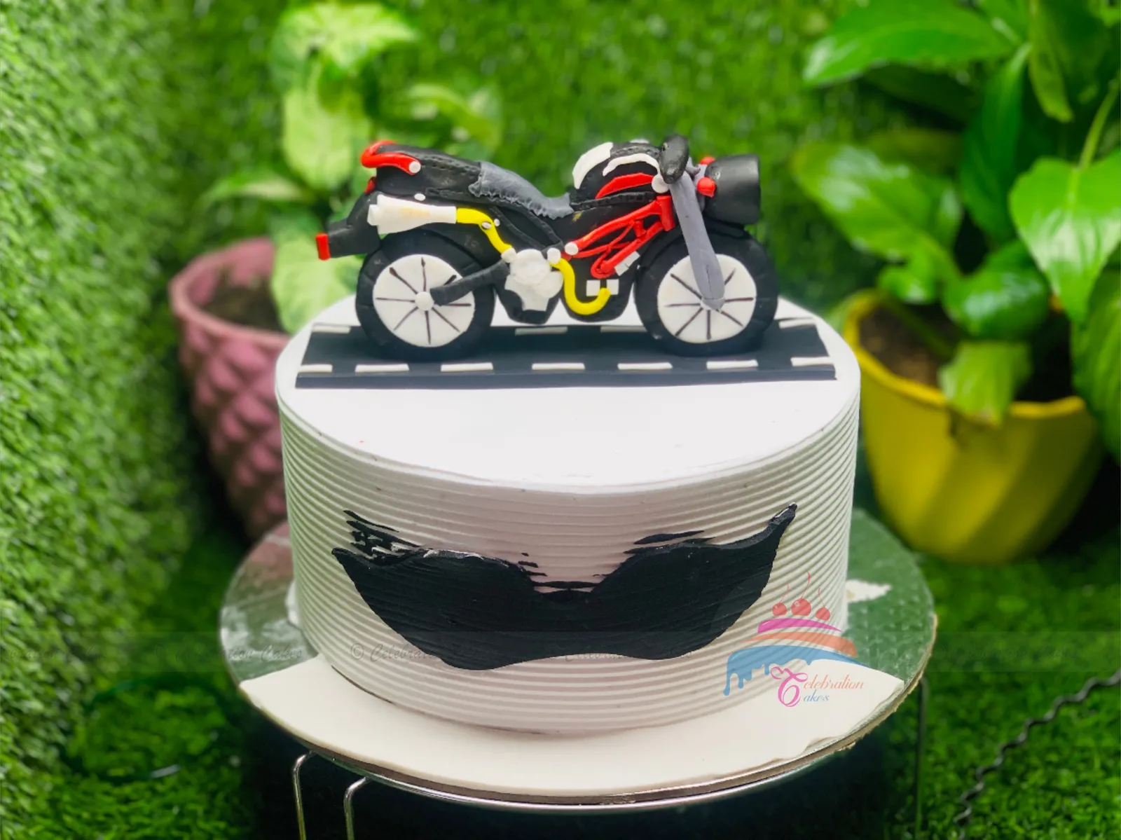 Bike Theme cake in nepal (2 pounds) #128