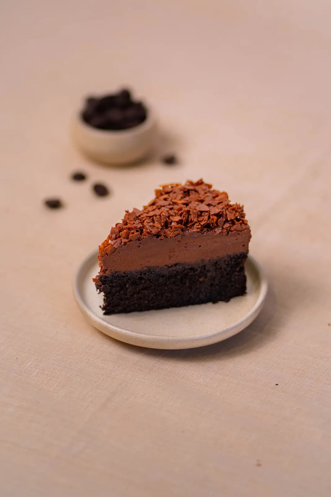 Feuilletine Chocolate Mousse Pastry