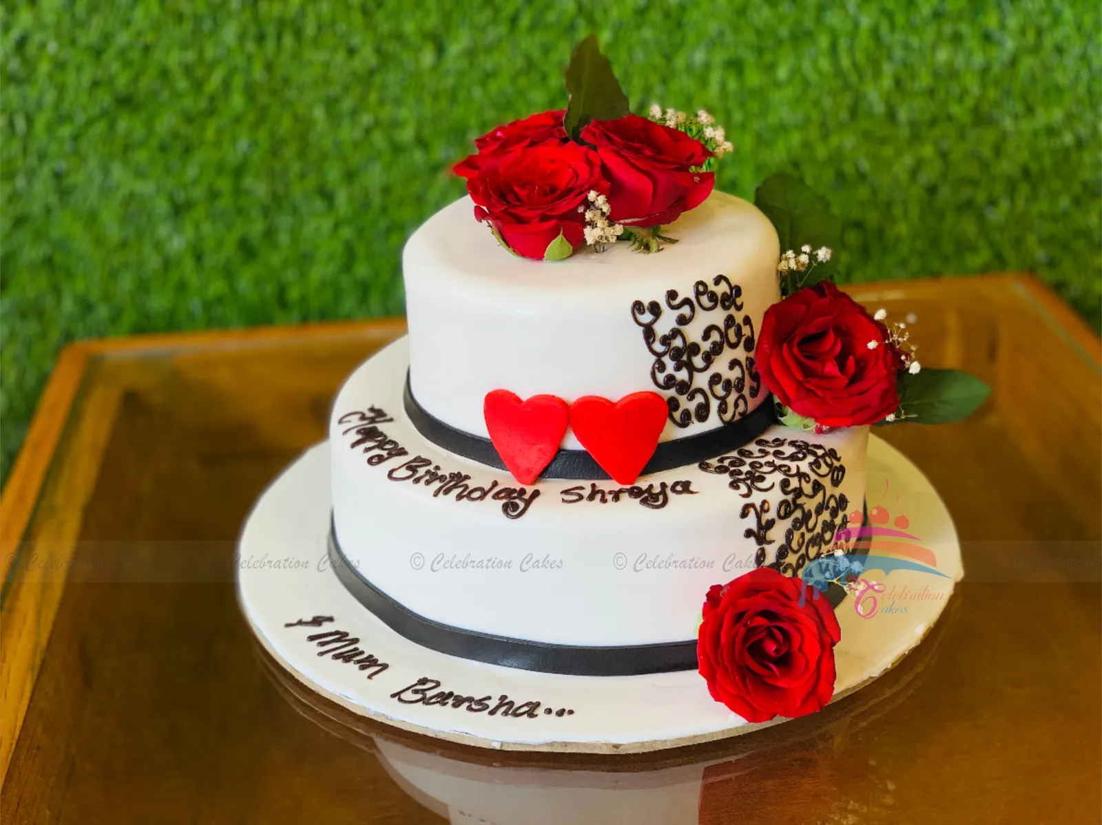 Fondant design cake (3 pounds) #004
