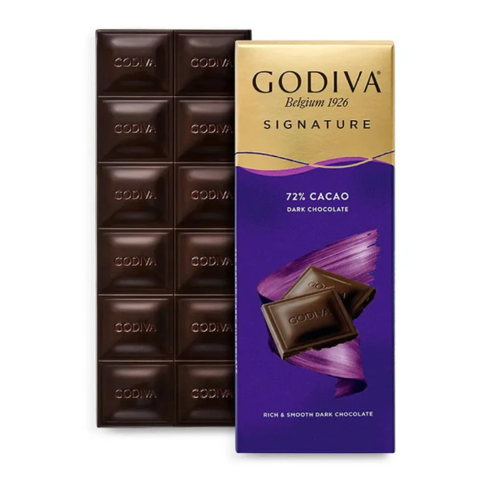 Godiva 72% Cacao Dark Chocolate 90g