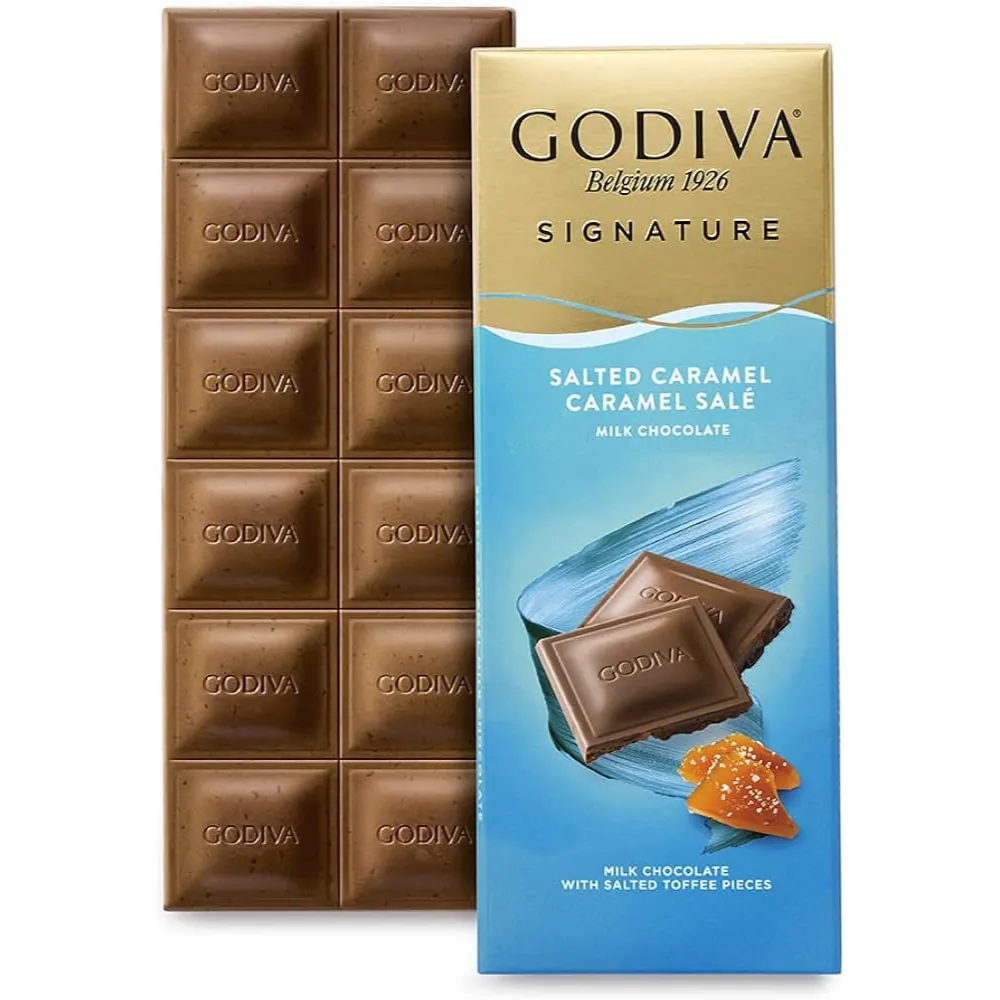 Godiva Salted Caramelized Milk Chocolate Tablet 90g