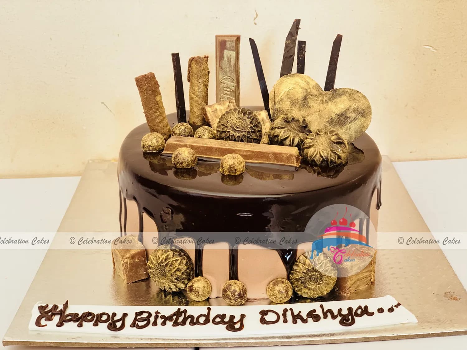 Golden Chocolate Cake nepal #037