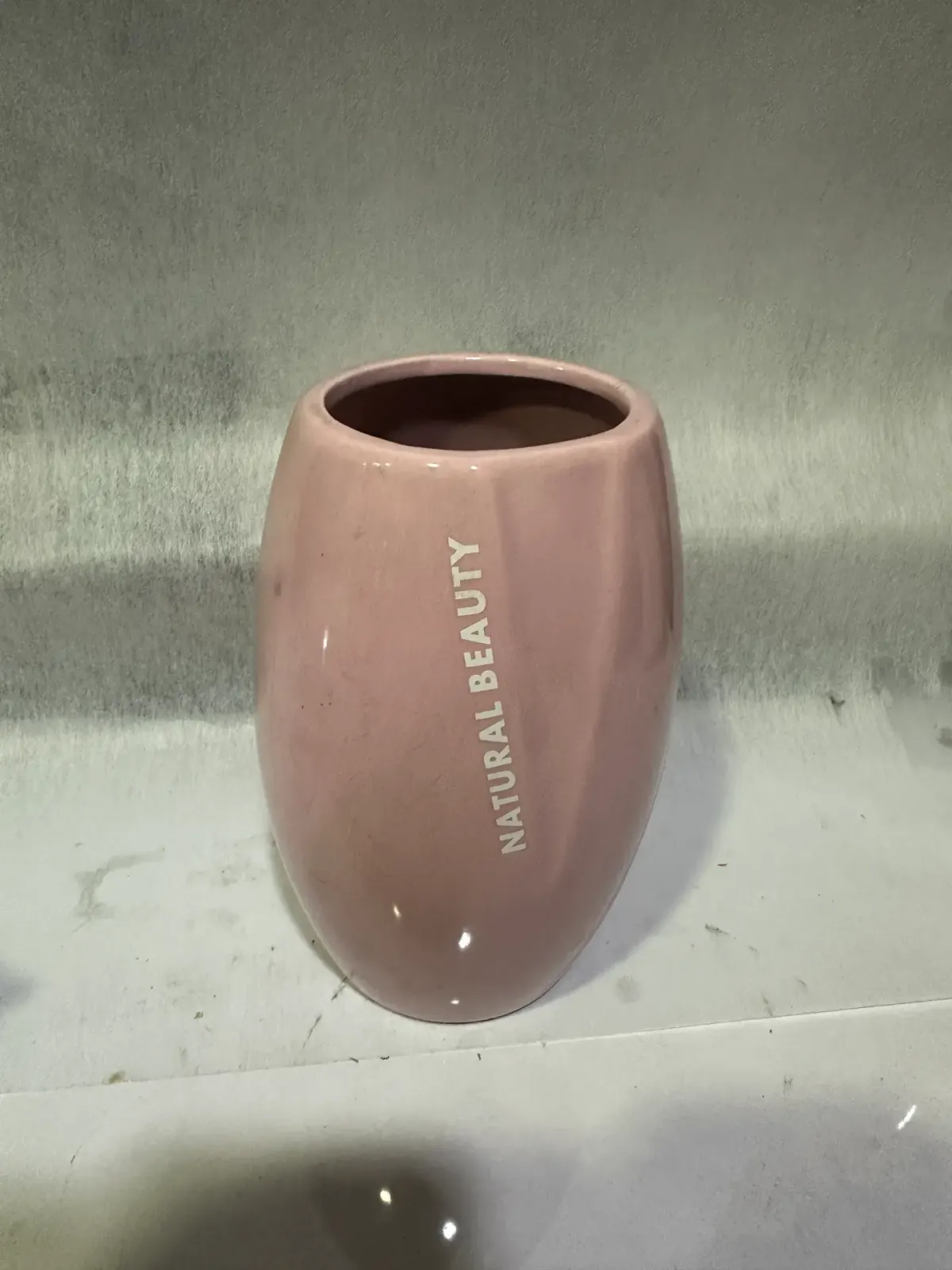Blush Pink Flower Pot