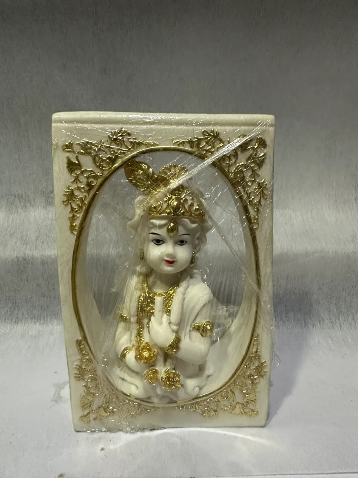 White Krishna Statue