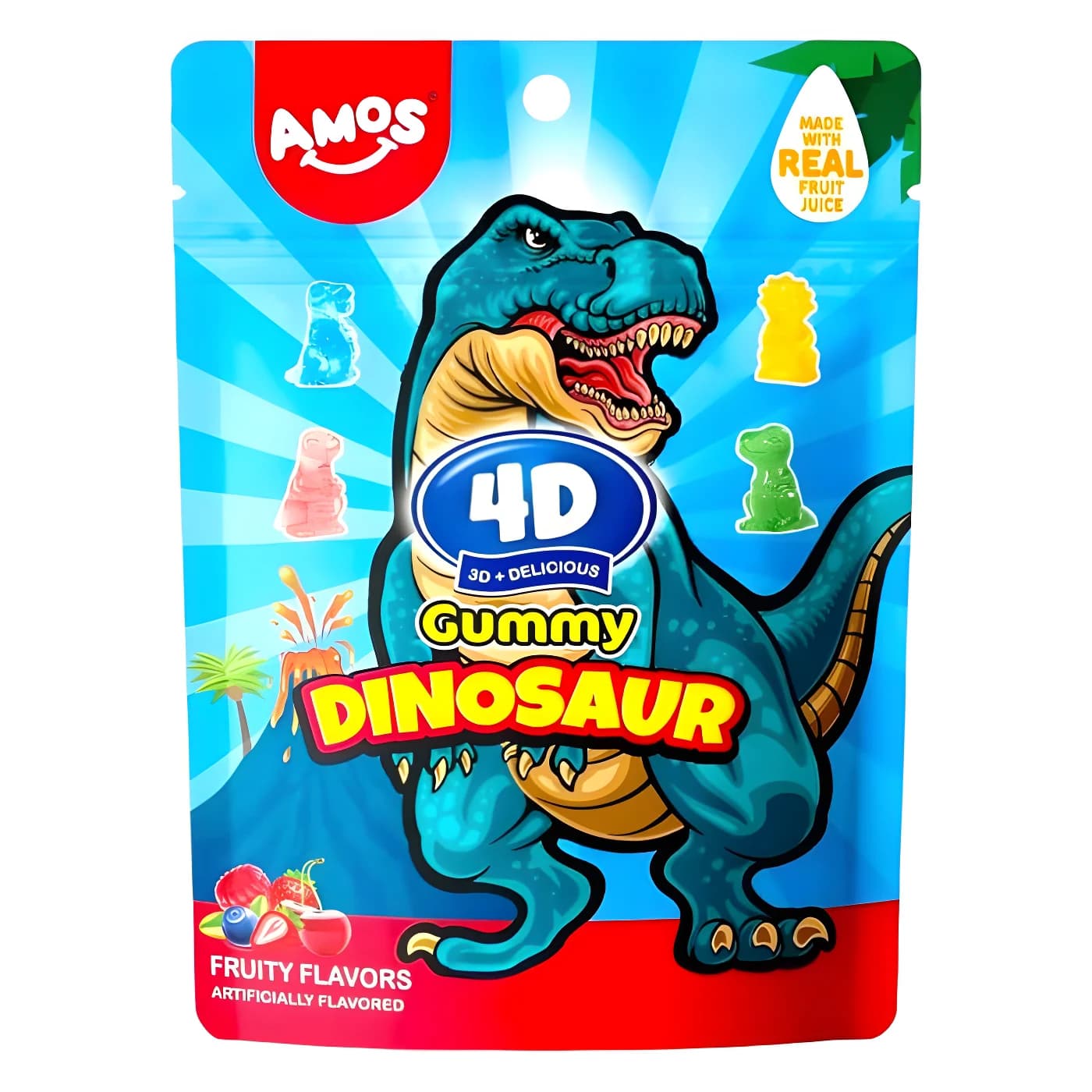 4D Gummy Dinosaur 72g