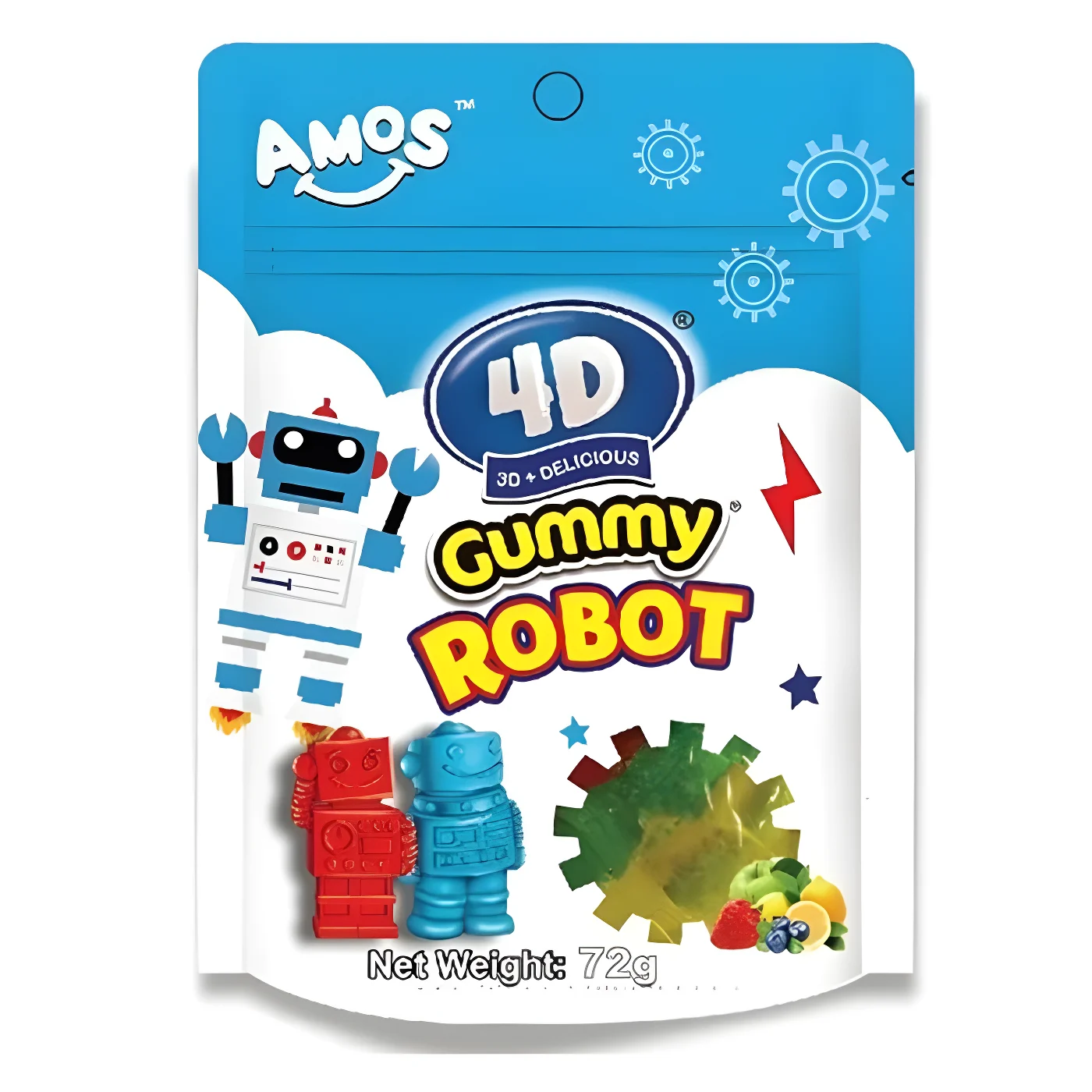 4D Gummy Robot 72g