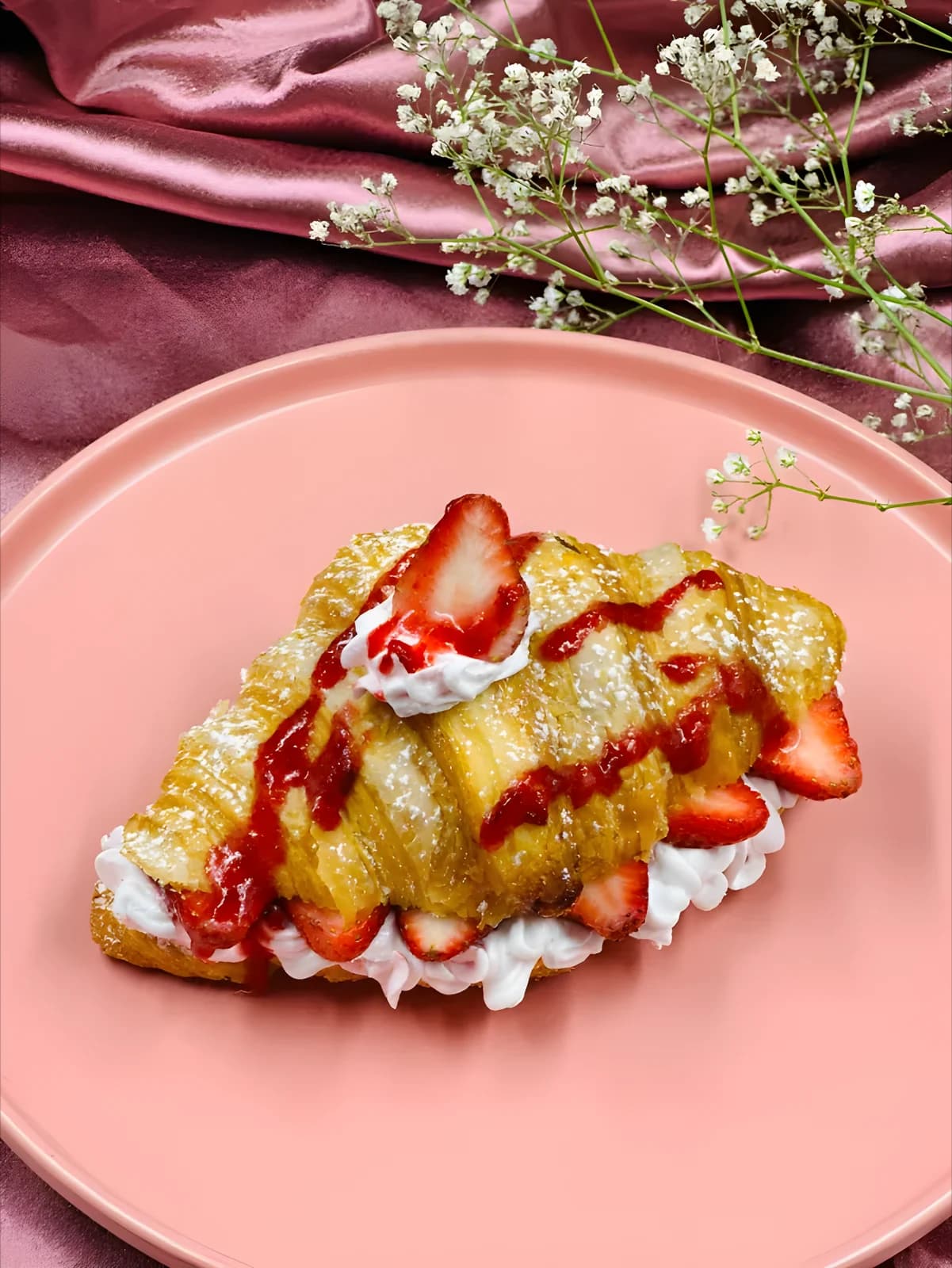 Strawberry Croissant