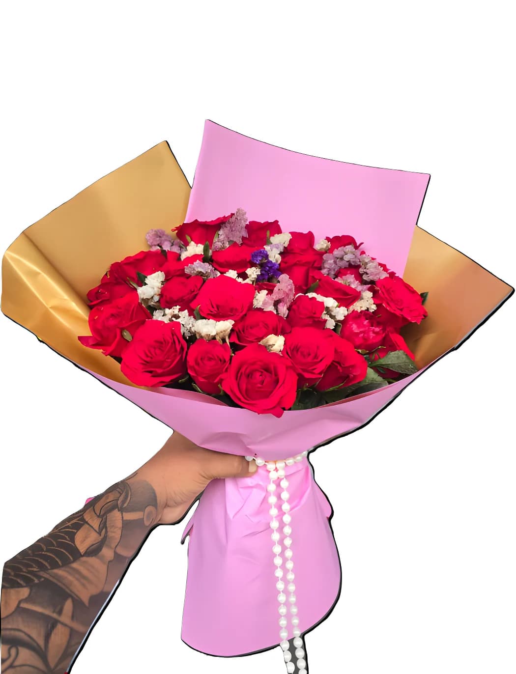 Classic Red Rose Bouquet (28 Rose)
