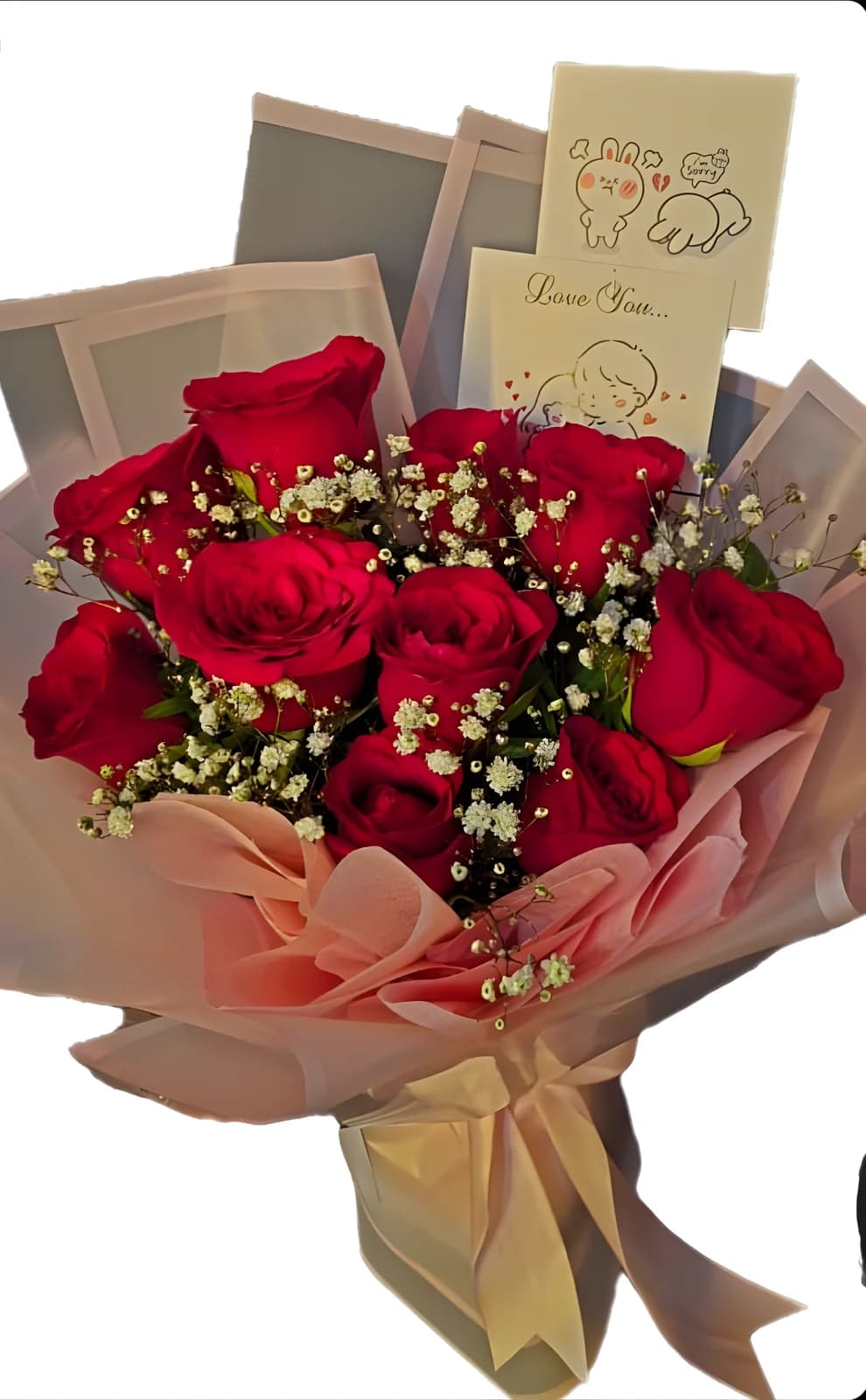Crimson Whisper Bouquet